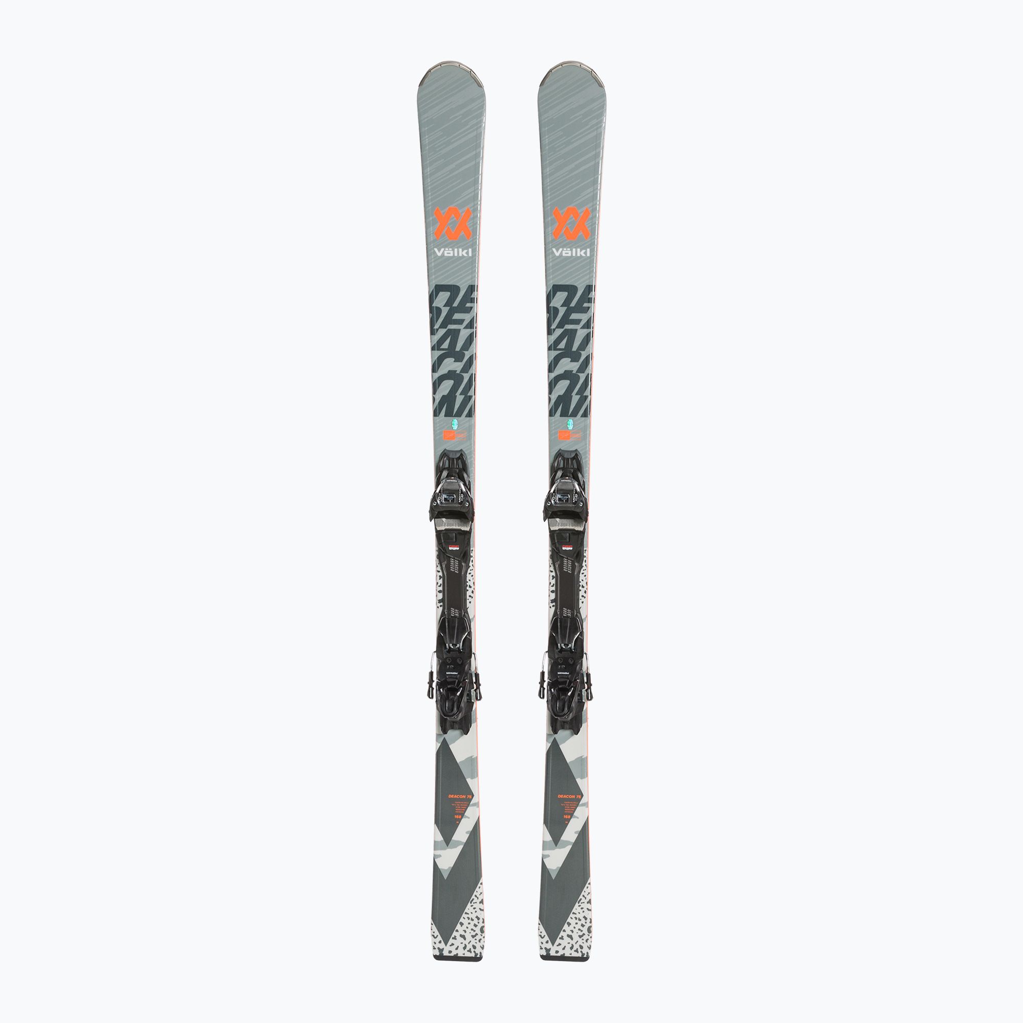 Downhill ski Völkl Deacon 75 + vMotion 11 GW grey/orange 