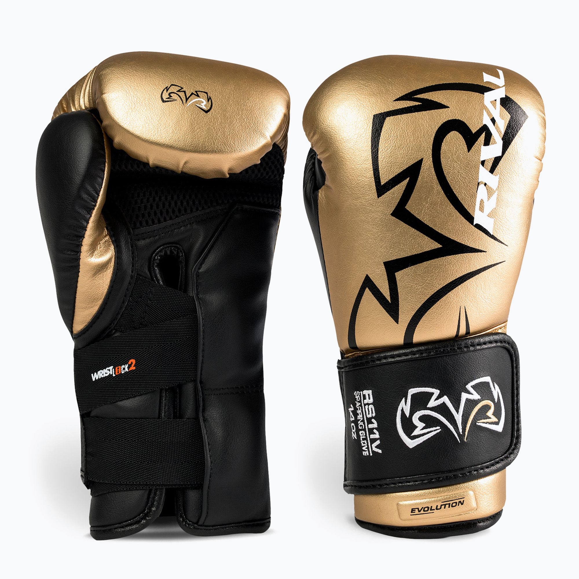 Boxing gloves Rival RS11V Evolution gold (RS11V-GOLD) - Sportano.com