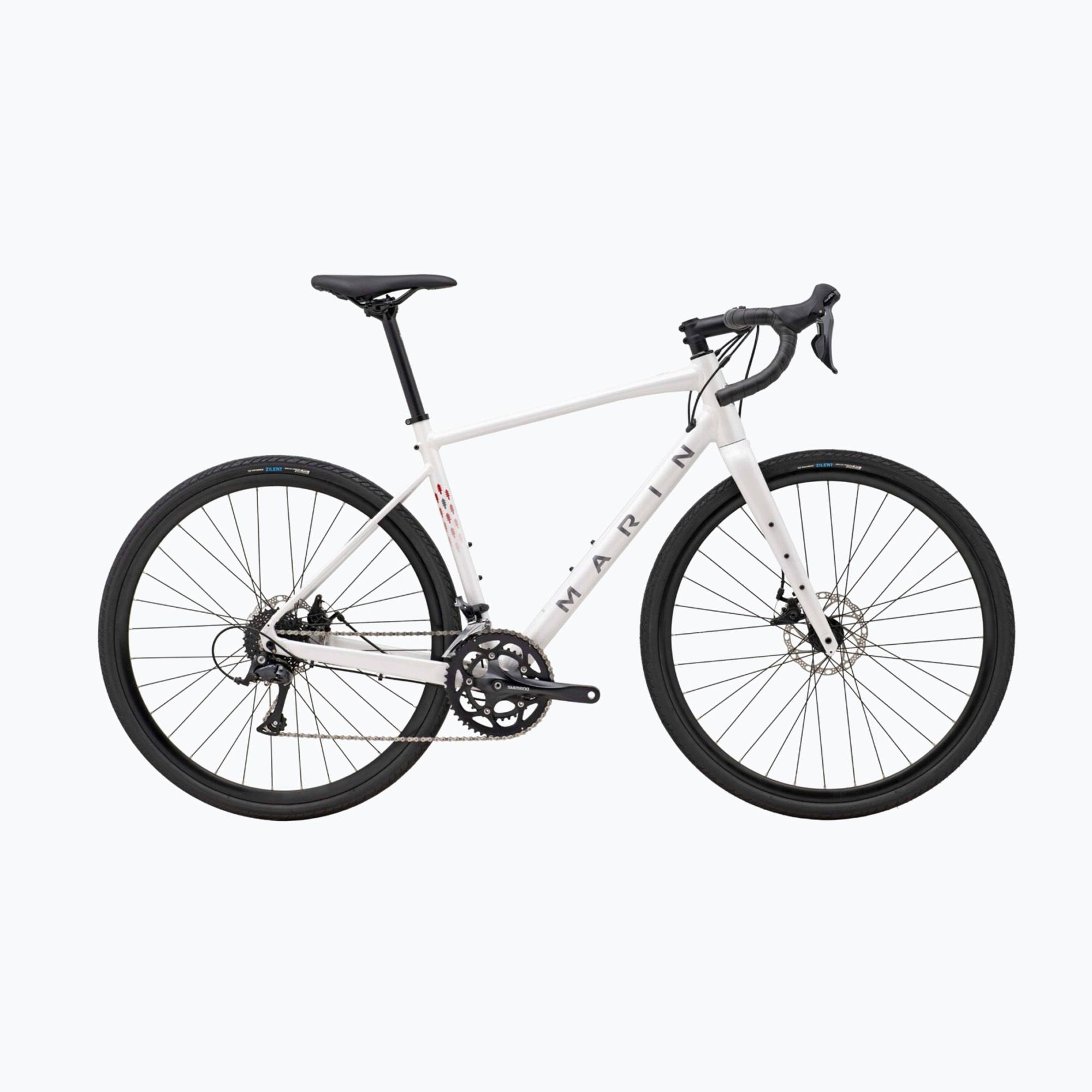 Marin Gestalt 1 700C gloss white/grey gravel bicycle (M)