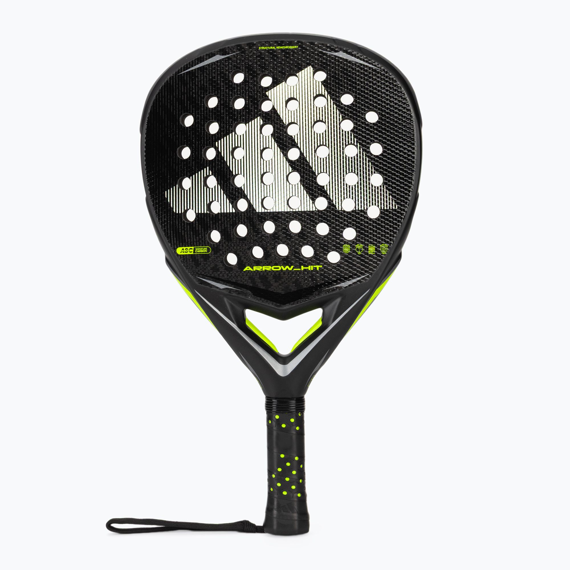 Apd Racket Padel racket adidas Arrow Hit black/silver (AR1AB0U30) - Sportano.com