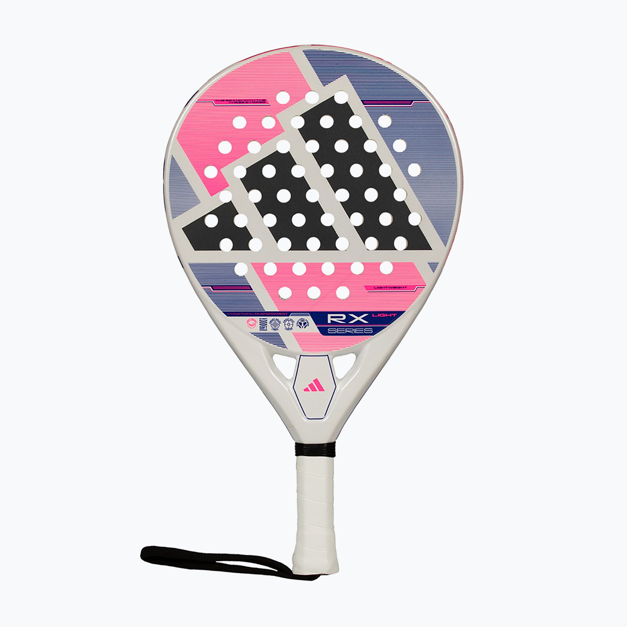 Pink Padle Racket Padel racket adidas Rx Series Light 2026 white/pink (AR3CA4U74 ...