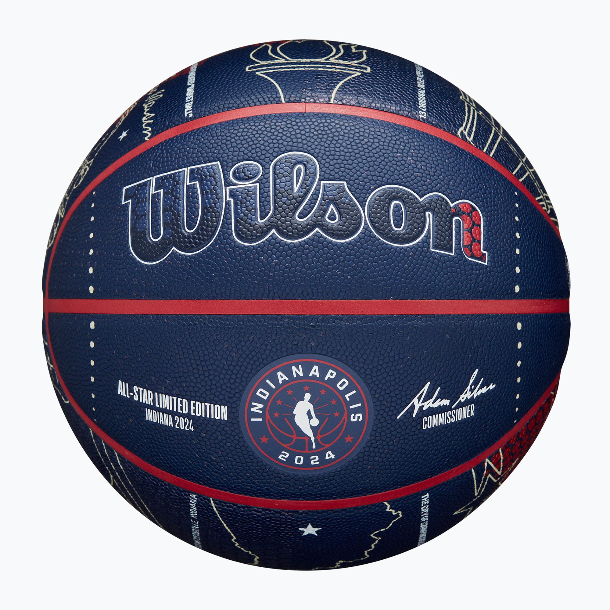 Wilson 2024 NBA All Star Collector basketball + box brown size 7