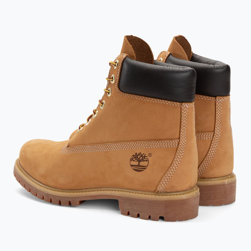 Men's Timberland Premium 6 Inch wheat nubuck trekking boots 3