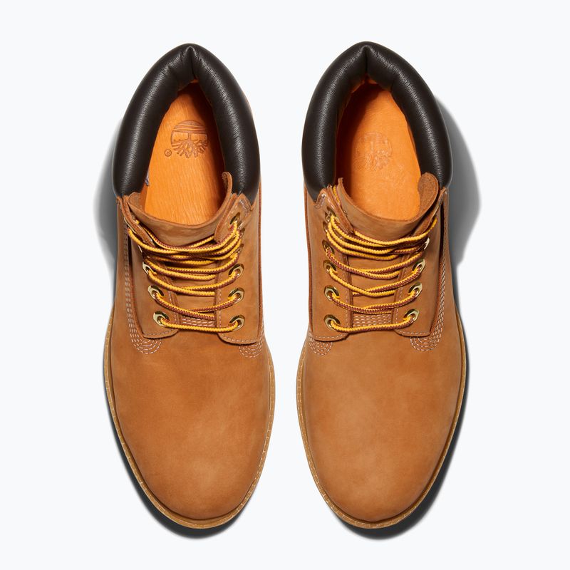 Men's Timberland Premium 6 Inch wheat nubuck trekking boots 11