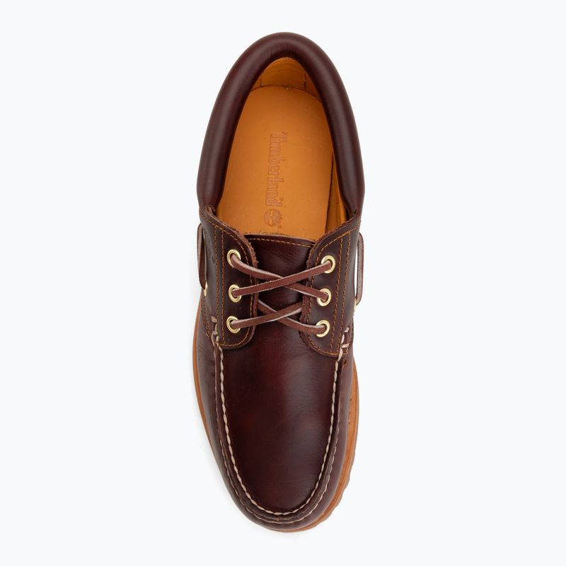 Men's shoes Timberland Authentics 3 Eye Classic burgundy 5