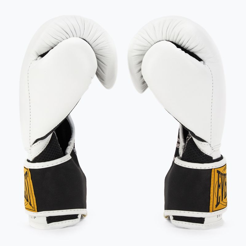 Everlast 1910 Classic white boxing gloves 3
