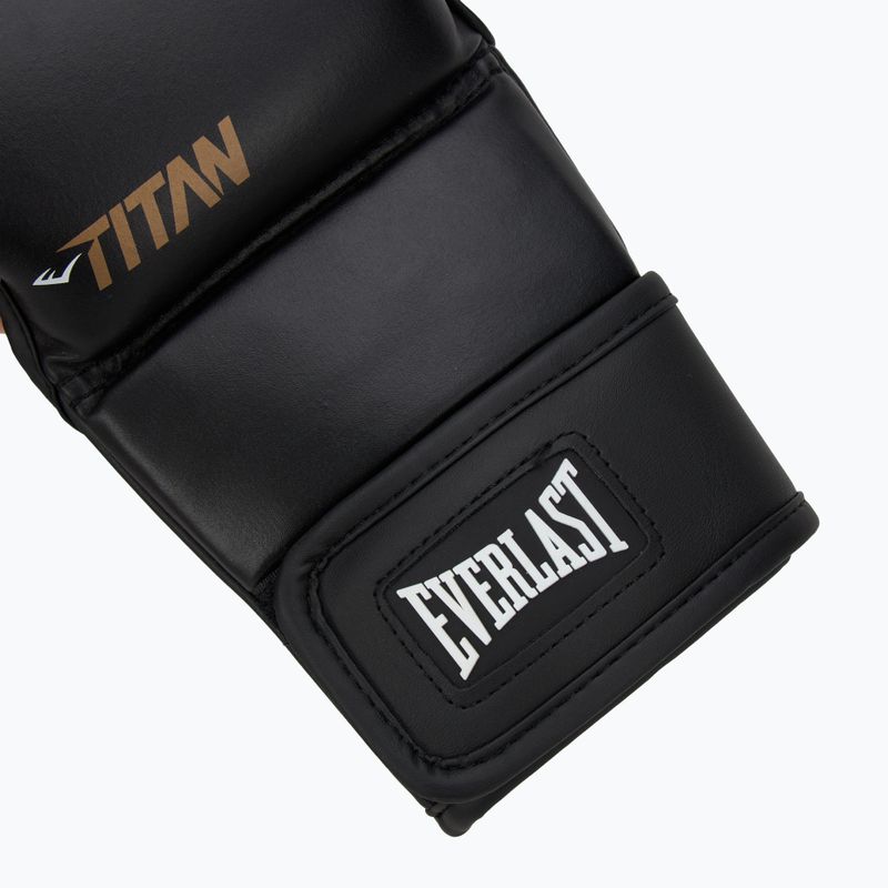 Everlast Titan Hybrid black grappling gloves 5