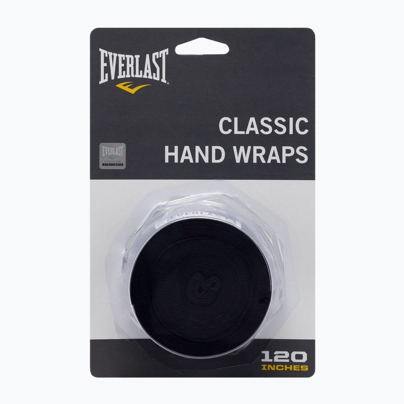 Boxing hand wrap Everlast 300 cm black