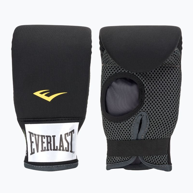 Everlast Heavy Bag boxing gloves black 3