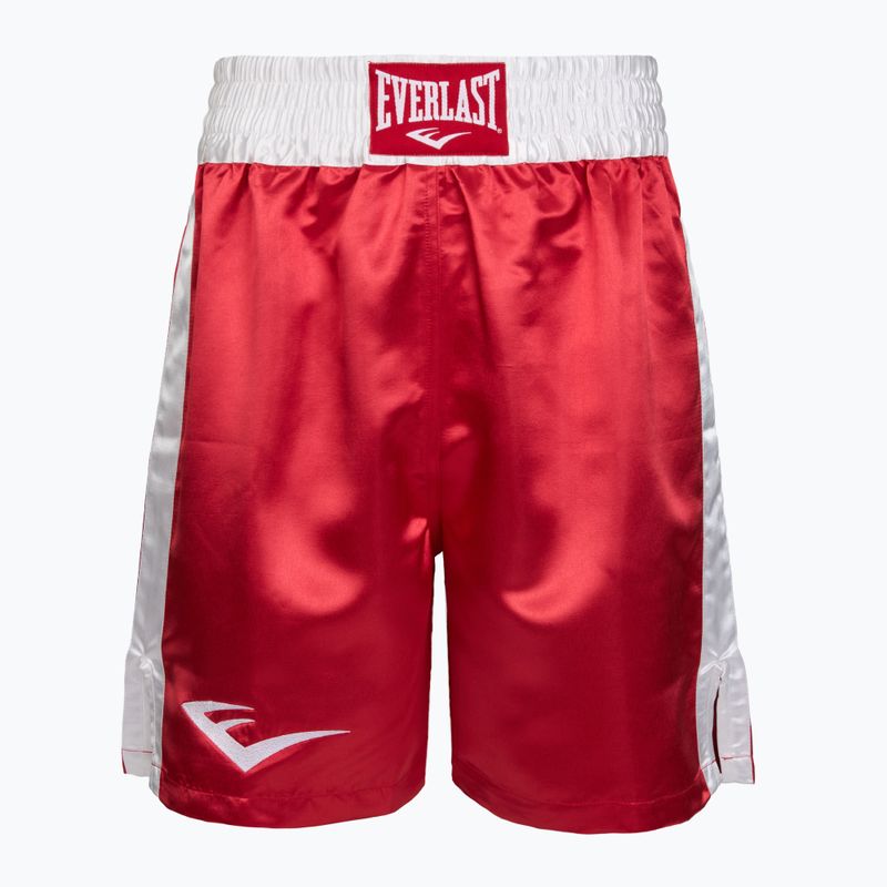 Men's training shorts Everlast Trunks Pro red/white