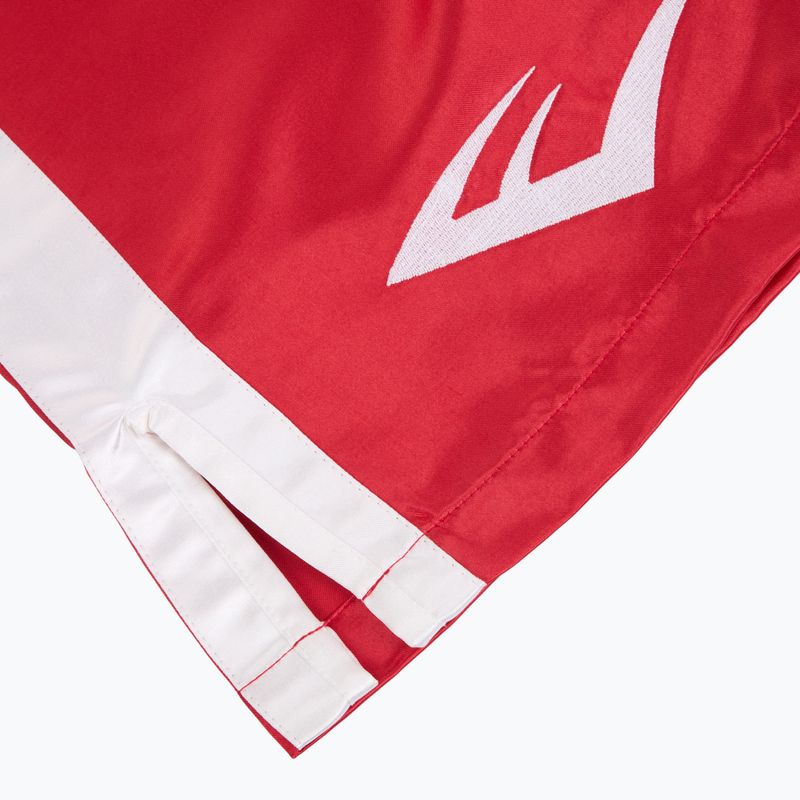Men's training shorts Everlast Trunks Pro red/white 4