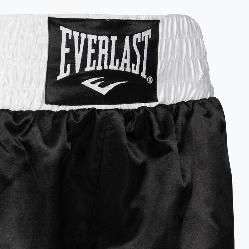 Men's training shorts Everlast Trunks Pro black/white 3