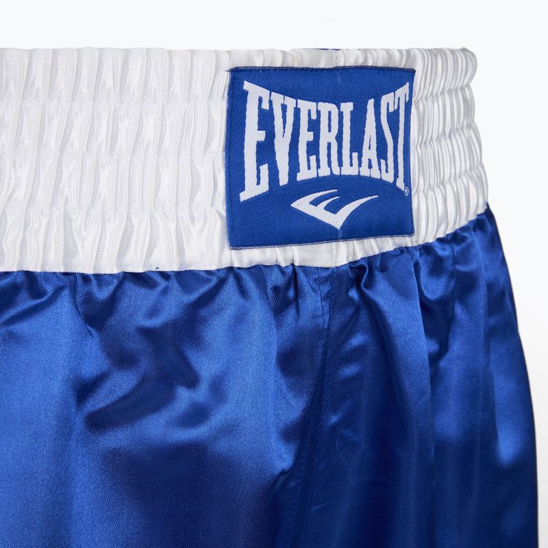 Men's Everlast Trunks Pro blue/white training shorts 4