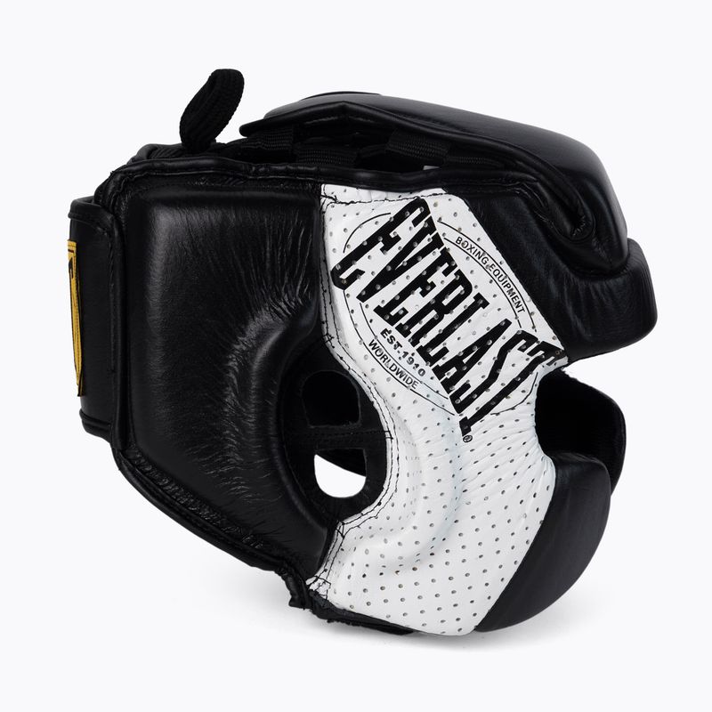 Men's boxing helmet Everlast Leather 1910 black EV4820 2