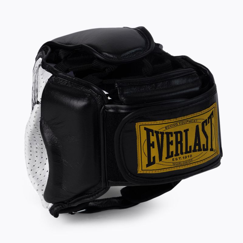 Men's boxing helmet Everlast Leather 1910 black EV4820 3