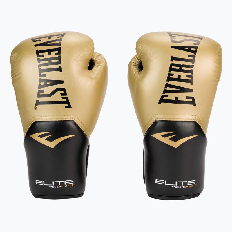 Everlast Pro Style Elite 2 gold boxing gloves EV2500