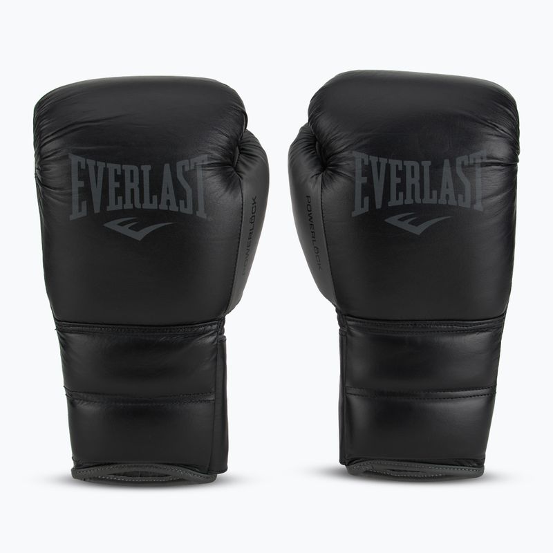 Everlast Powerlock 2 Laced Pro Training boxing gloves black 2