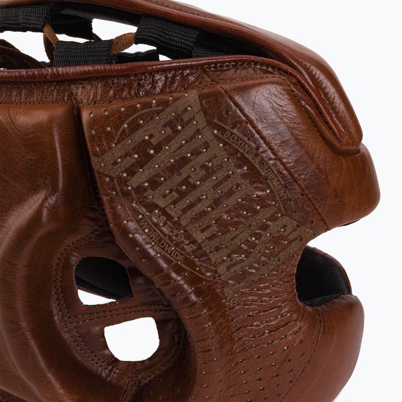 Everlast 1910 PRO brown boxing helmet 4660 5