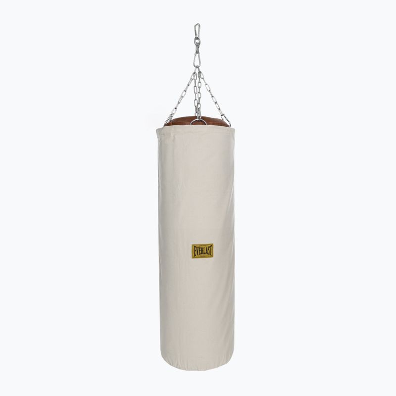 Everlast 1910 brown leather boxing bag EV5780 4