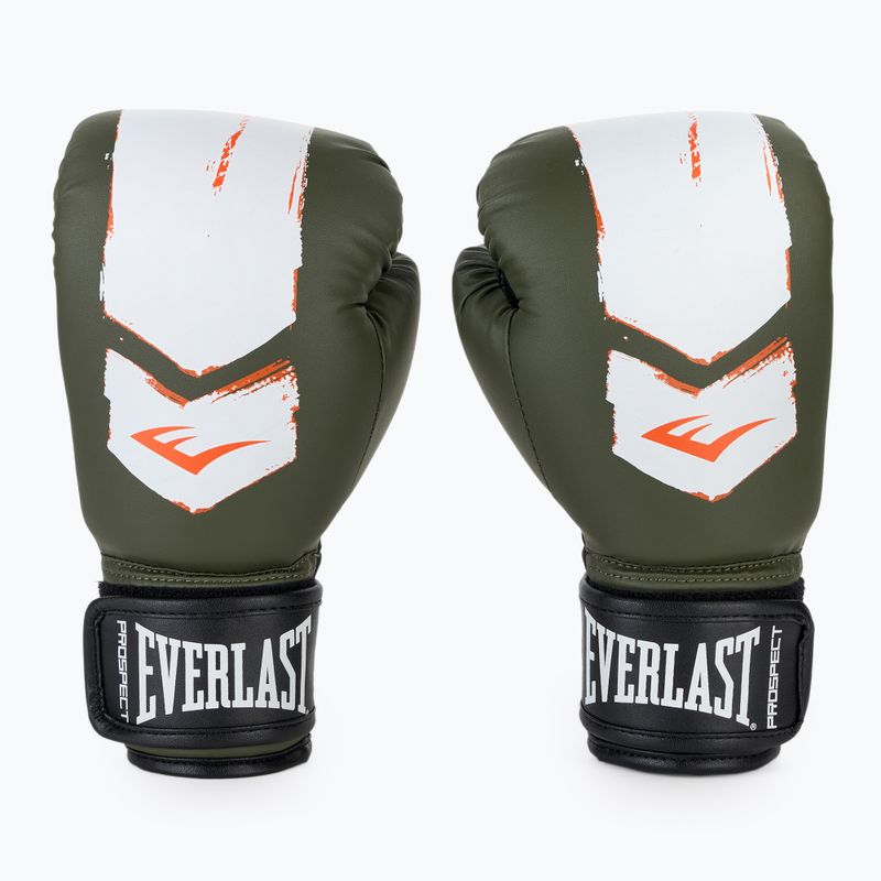 Everlast Prospect 2 green/white boxing gloves