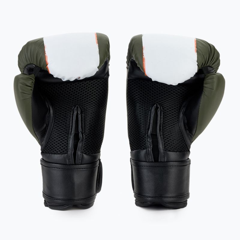 Everlast Prospect 2 green/white boxing gloves 2