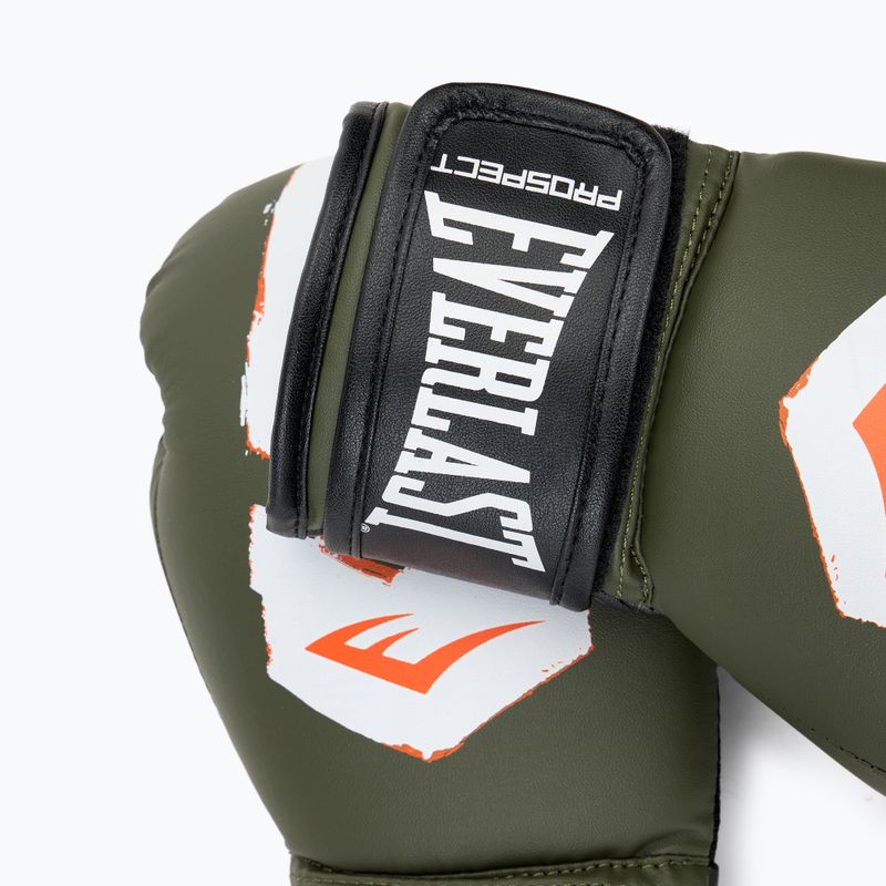 Everlast Prospect 2 green/white boxing gloves 5