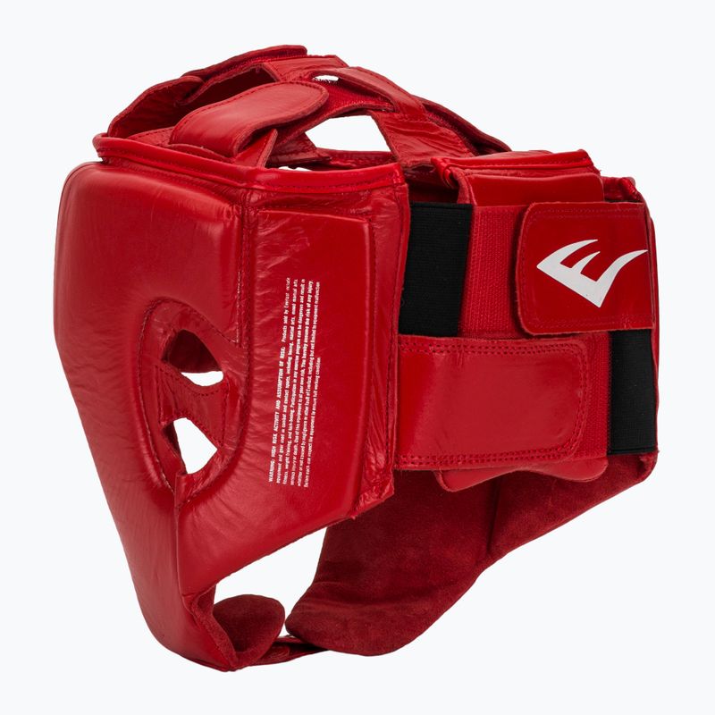 Boxing helmet Everlast Amateur Competition Headgear red 3