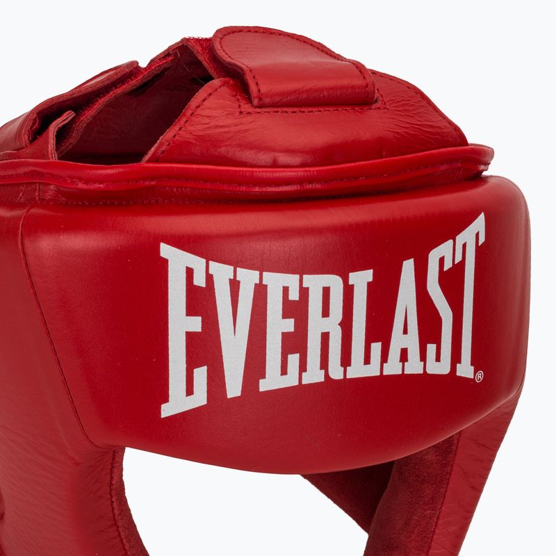 Boxing helmet Everlast Amateur Competition Headgear red 4