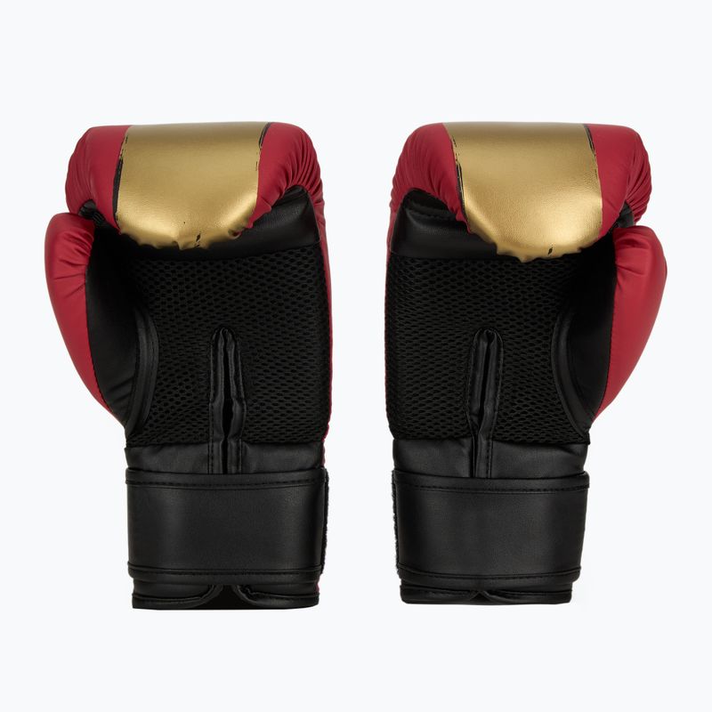 Everlast Prospect 2 boxing set helmet + shields + gloves red/gold 5