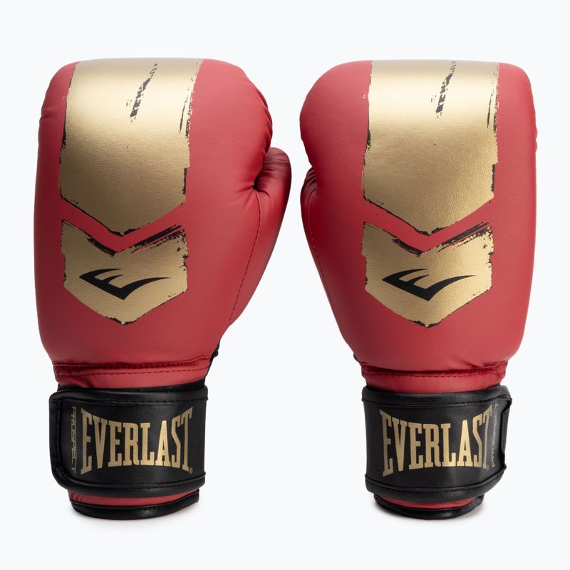 Everlast Prospect 2 Heavy Bag boxing kit red/gold 6