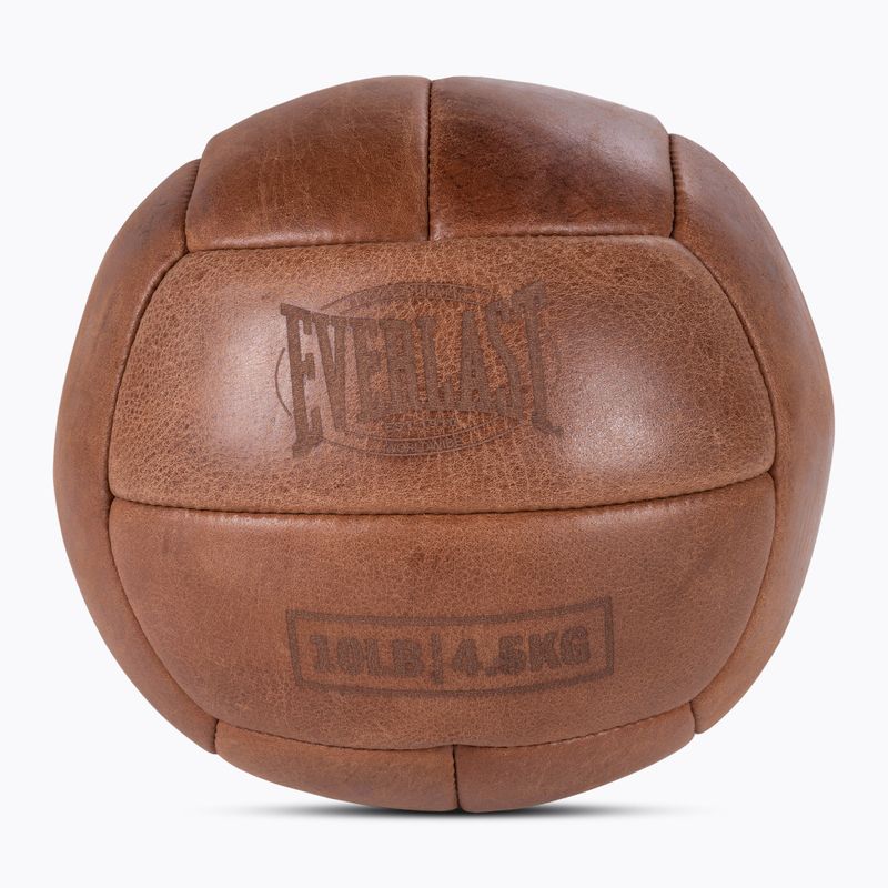 Everlast medicine ball 1910 brown