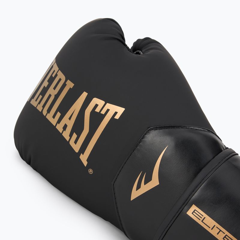 Everlast Pro Style Elite 2 black/gold boxing gloves 5