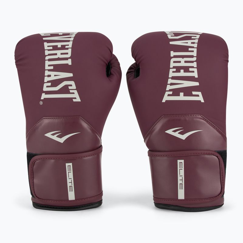 Everlast Pro Style Elite 2 maroon boxing gloves 2