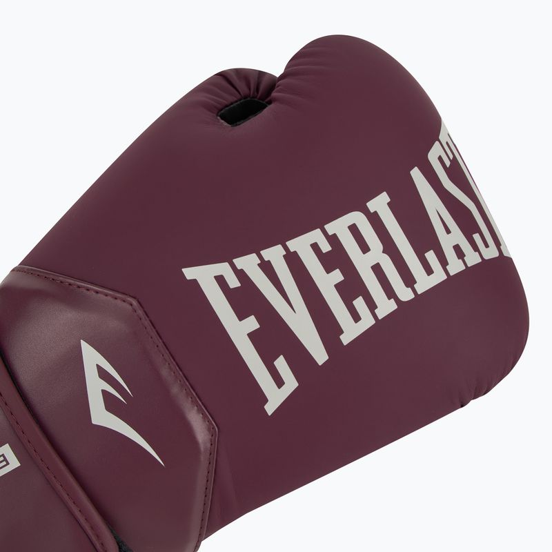 Everlast Pro Style Elite 2 maroon boxing gloves 5