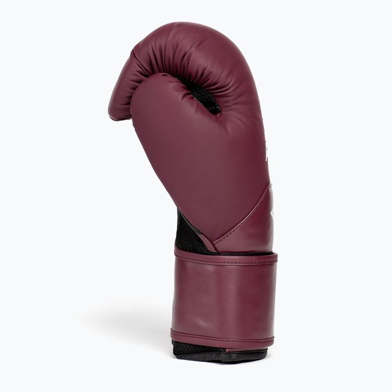 Everlast Pro Style Elite 2 maroon boxing gloves 9