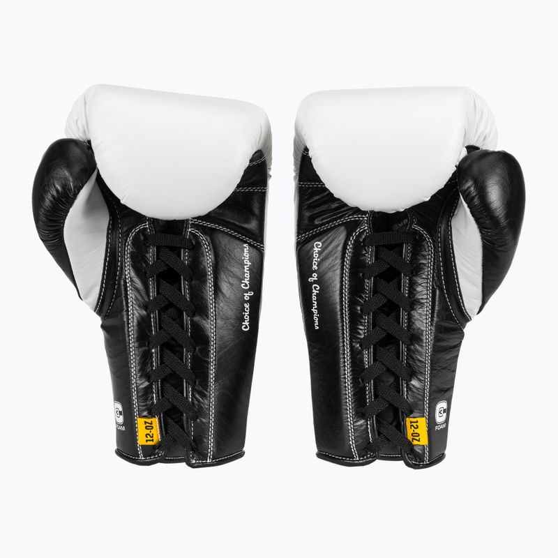 Boxing gloves Everlast Powerlock Pro OG Laced white/black 3