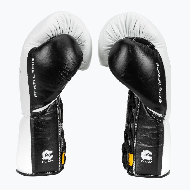 Boxing gloves Everlast Powerlock Pro OG Laced white/black 4