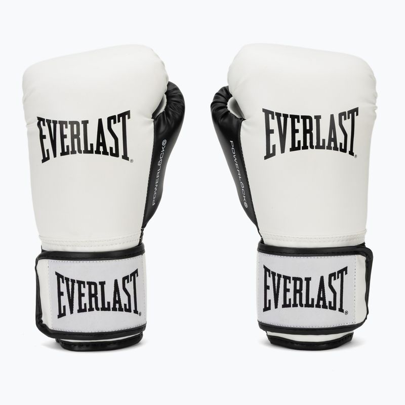 Boxing gloves Everlast Powerlock Pro OG H&L Training Glove white/black 2