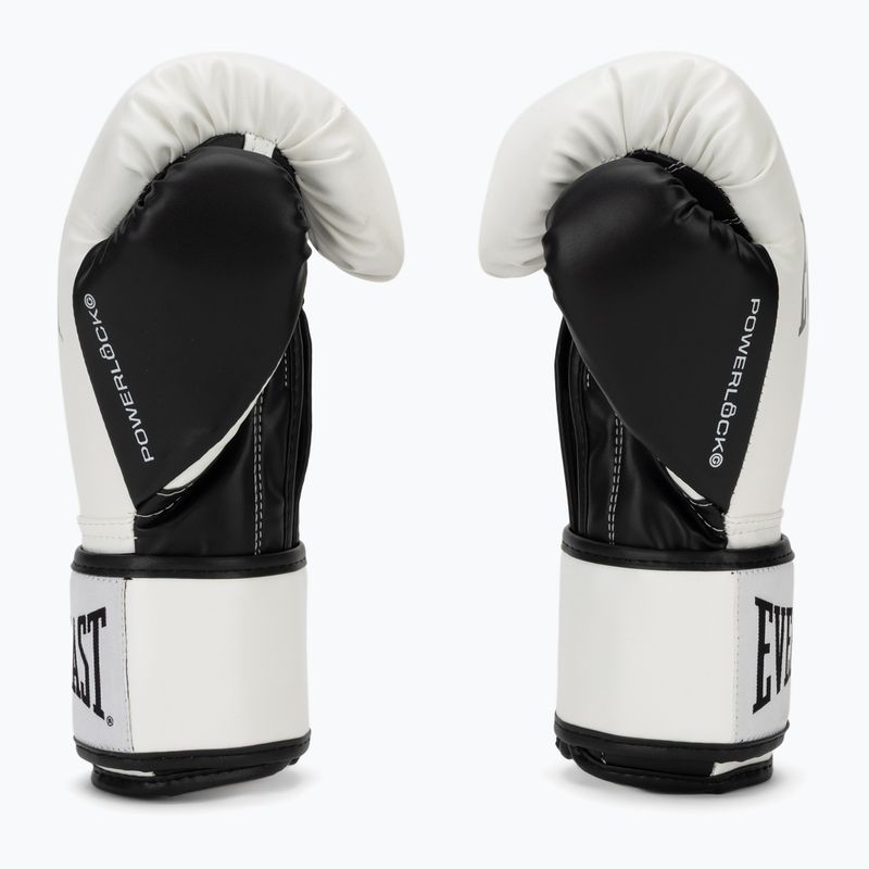Boxing gloves Everlast Powerlock Pro OG H&L Training Glove white/black 4