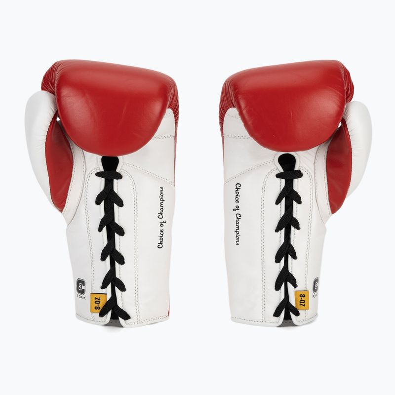 Boxing gloves Everlast Powerlock OG Pro Fight red/white 3