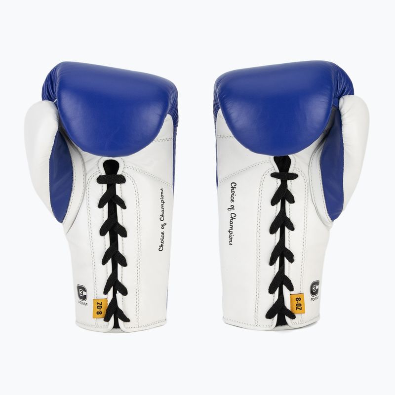 Boxing gloves Everlast Powerlock OG Pro Fight blue/white 3