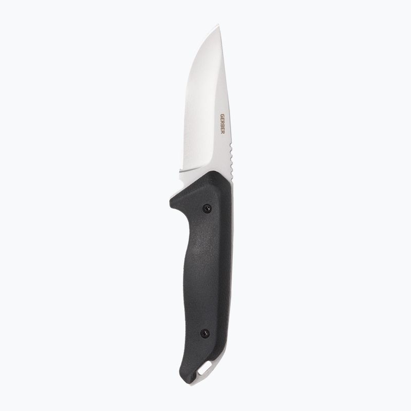 Gerber Moment Fixed Large Drop Point hiking knife black/silver 31-003617