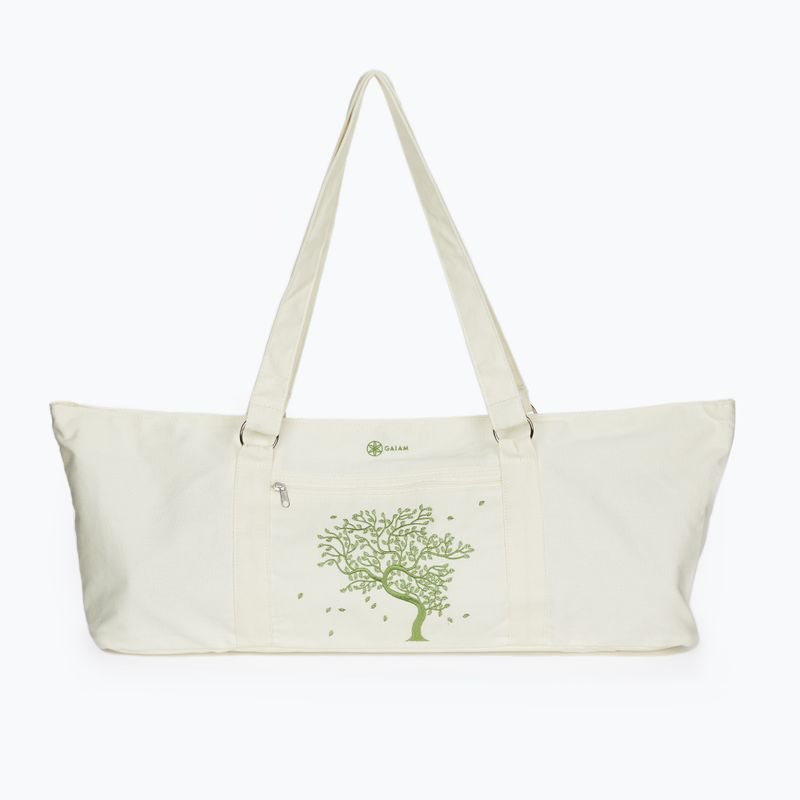 Gaiam Tree Of Life yoga mat bag white 52506 2