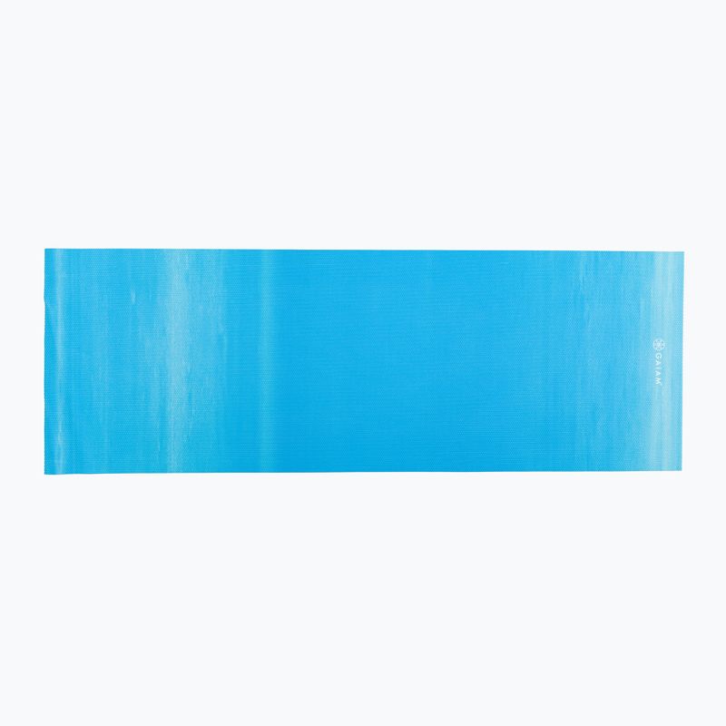 Gaiam Tie Dye yoga mat 4 mm blue 54844 2