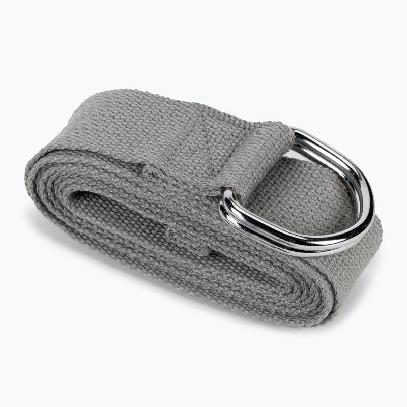 Gaiam yoga strap grey 61378
