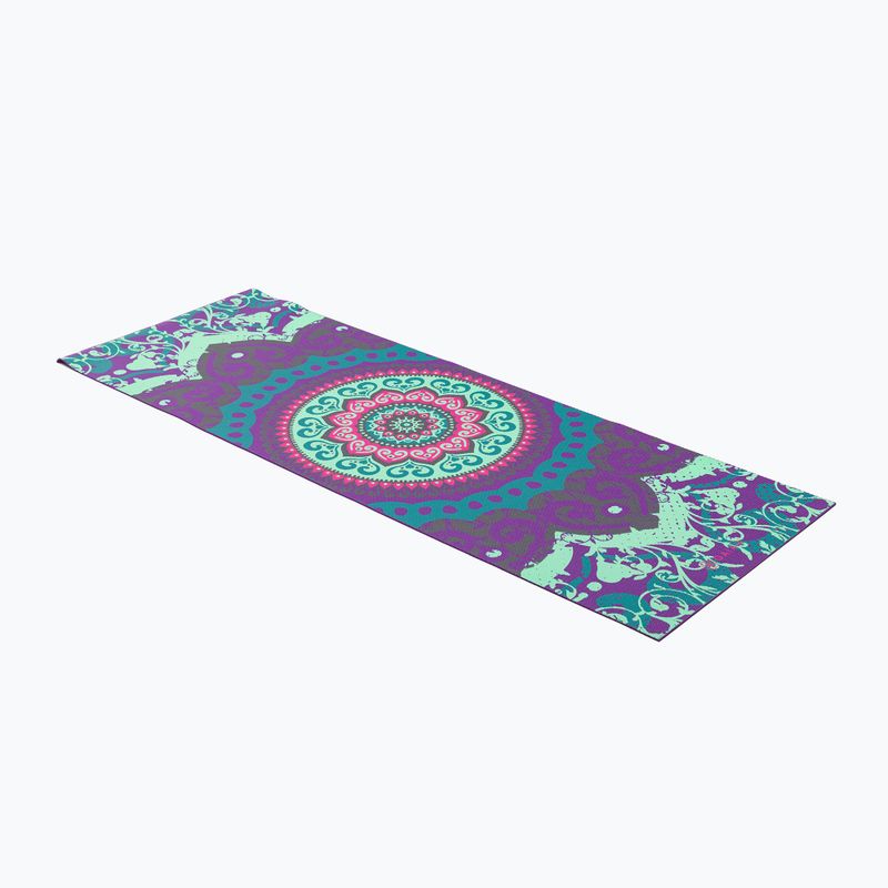 Gaiam Moroccan Garden yoga mat 4 mm purple 62612