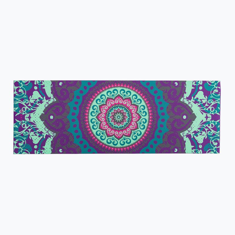 Gaiam Moroccan Garden yoga mat 4 mm purple 62612 2