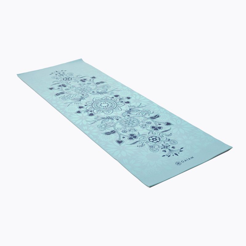 Gaiam Mystic yoga mat 6 mm blue 62899