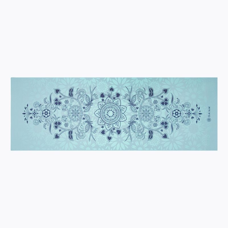 Gaiam Mystic yoga mat 6 mm blue 62899 3