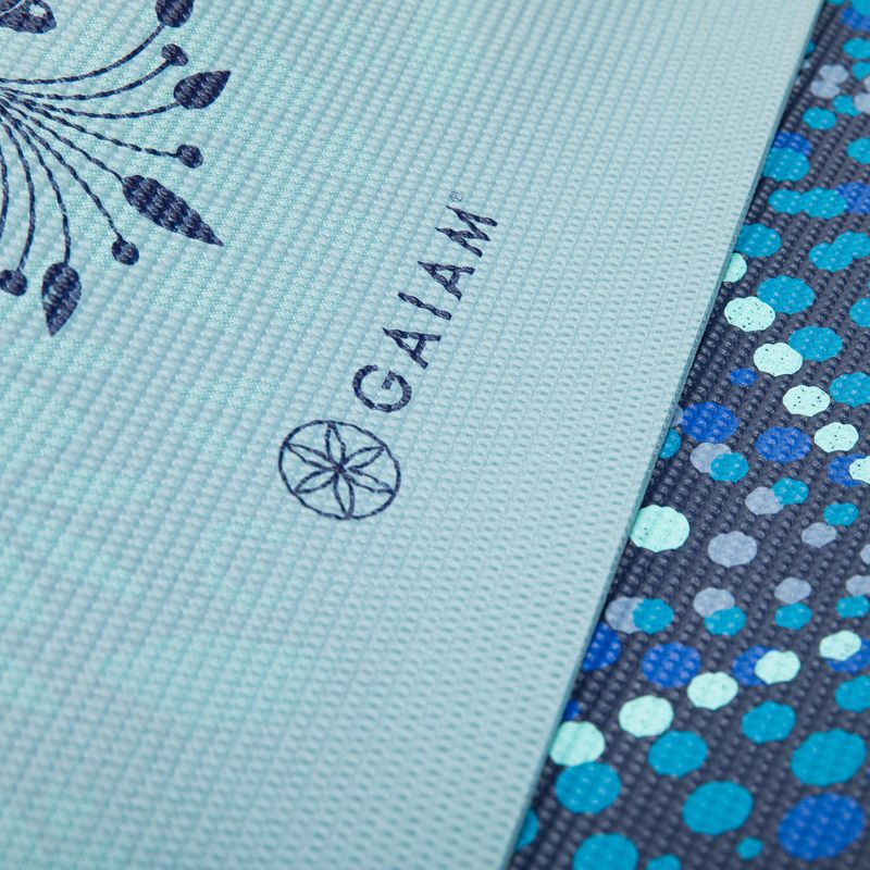 Gaiam Mystic yoga mat 6 mm blue 62899 5